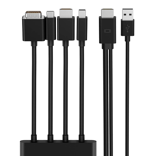 Belkin Multiport Adapter: HDMI Digital AV, Mini DisplayPort, USB-C, VGA to HDMI, Supports 4K UHD and Audio