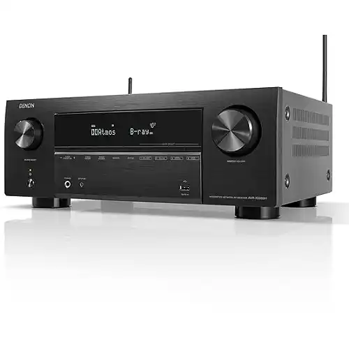 Denon AVR-X2800H, 7.2ch, WiFi, Blutooth, 8K, 3D Audio, Dolby Atmos and DTS:X AV Receiver with HEOS® Built-in (Black)