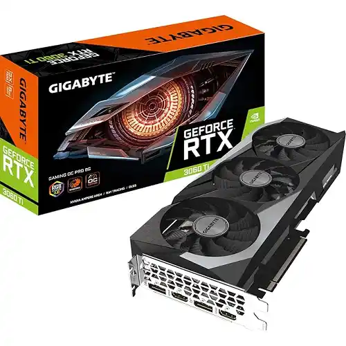GIGABYTE GeForce RTX 3060 Ti Gaming OC PRO 8GB GDDR6 PCIe x16 Graphics Card (GV-N306TGAMINGOC PRO-8GD)
