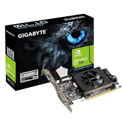 GIGABYTE GeForce GT 710 2GB ddr3_sdram pci_e Memory Graphics Card (GV-N710D3-2GL)