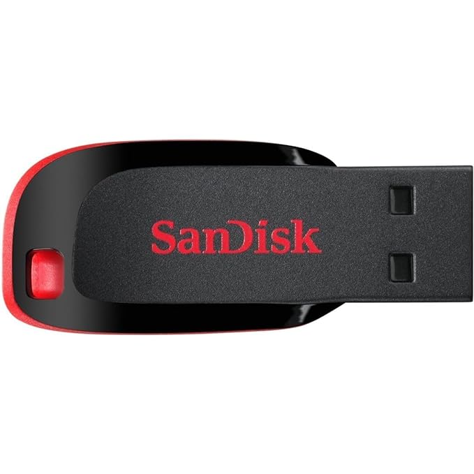 SanDisk Cruzer Blade | 32GB USB Flash Drive | Compact and Portable | USB 2.0 | Durable Design.