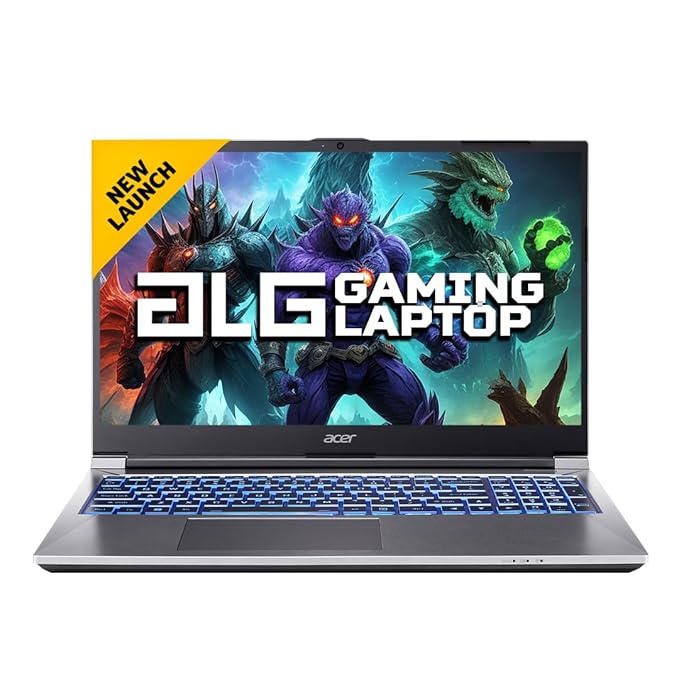 ALG Gaming | Intel Core i5-12450H | 16GB DDR4 | 512GB PCIe NVMe SSD | RTX 3050 6GB GDDR6 | 15.6" FHD IPS 144Hz | Windows 11 + MS Office | Steel Gray