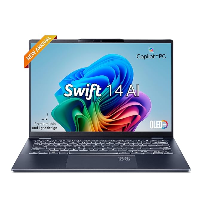Acer Swift 14 AI | Intel Ultra 5 226V | 16GB LPDDR5X | 512GB SSD | Intel Arc Graphics | 14" WUXGA OLED | Win 11 + MSO | Steam Blue