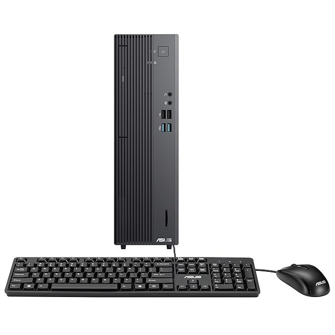 ASUS S501SER Small Form Factor PC (S501SER)| 14th Gen Intel Core i5-14500| 8GB RAM| 512GB SSD| Windows 11 Home| Office Home 2024| M365 Basic (1 Year)| Wired Keyboard & Mouse| Dark Gray| 6 Kg