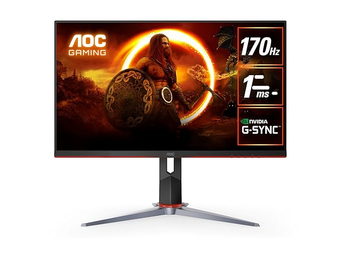 AOC Q27G2S/D – 27″ QHD IPS Gaming Monitor | 165Hz | G-Sync Compatible