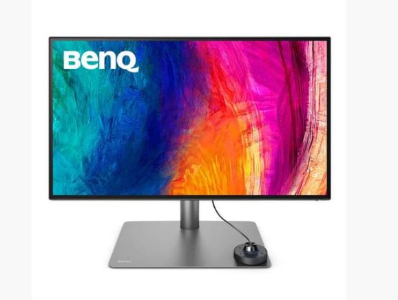 BenQ PD2725U 27" 4K UHD IPS Monitor – HDR10, Thunderbolt 3, 95% DCI-P3, 100% sRGB & Rec.709, AQCOLOR, Factory-Calibrated, KVM, Hotkey Puck G2, USB Hub, HDMI/DP – Mac Compatible (Black)