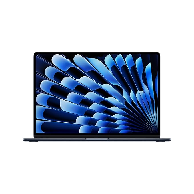 APPLE 2025 MacBook Air | 15-inch | M4 chip (10-core CPU, 10-core GPU) | 16GB Unified | 256GB SSD | Midnight