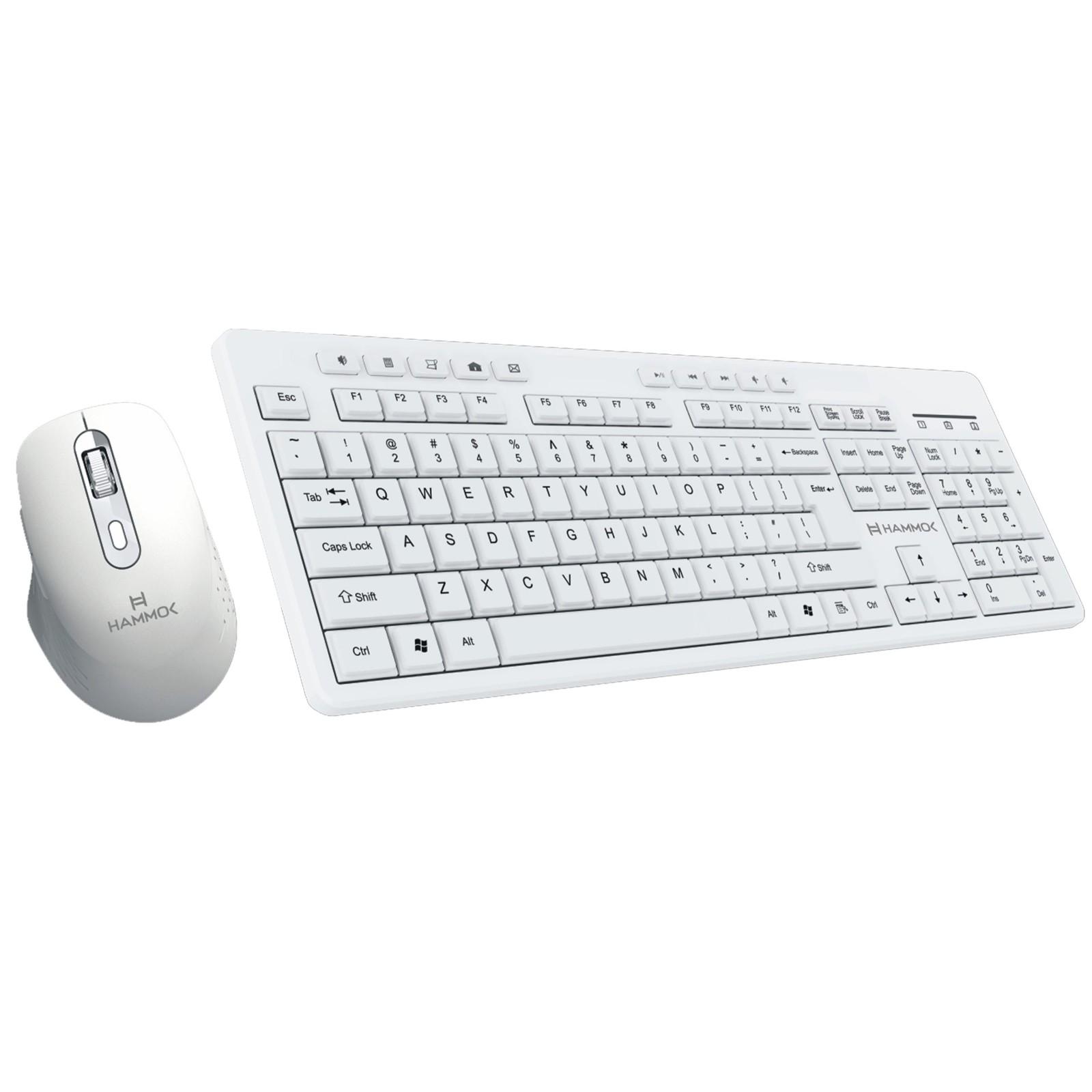 Majestic Wireless Keyboard & Mouse Combo | 2.4GHz | Silent Keys | USB Nano Receiver