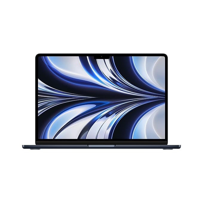 APPLE 2022 MacBook Air 13.6-inch | M2 Chip | 8GB RAM | 256GB SSD | Liquid Retina Display | Midnight