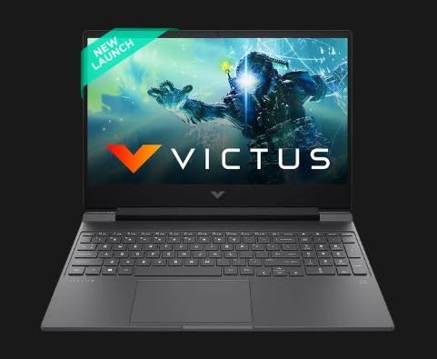HP Victus Gaming Laptop, AMD Ryzen 5 5600H, 4GB AMD Radeon RX 6500M graphics, 15.6-inch (39.6 cm), FHD, IPS, 144Hz, 8GB DDR4, 512GB SSD, Backlit KB, B&O, Dual speakers (MSO, Silver, 2.37 kg), fb0185AX