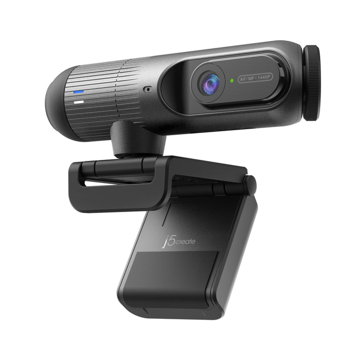 J5create JVU302| 2K AI-Powered Webcam|with Auto-Focus | USB Plug & Play