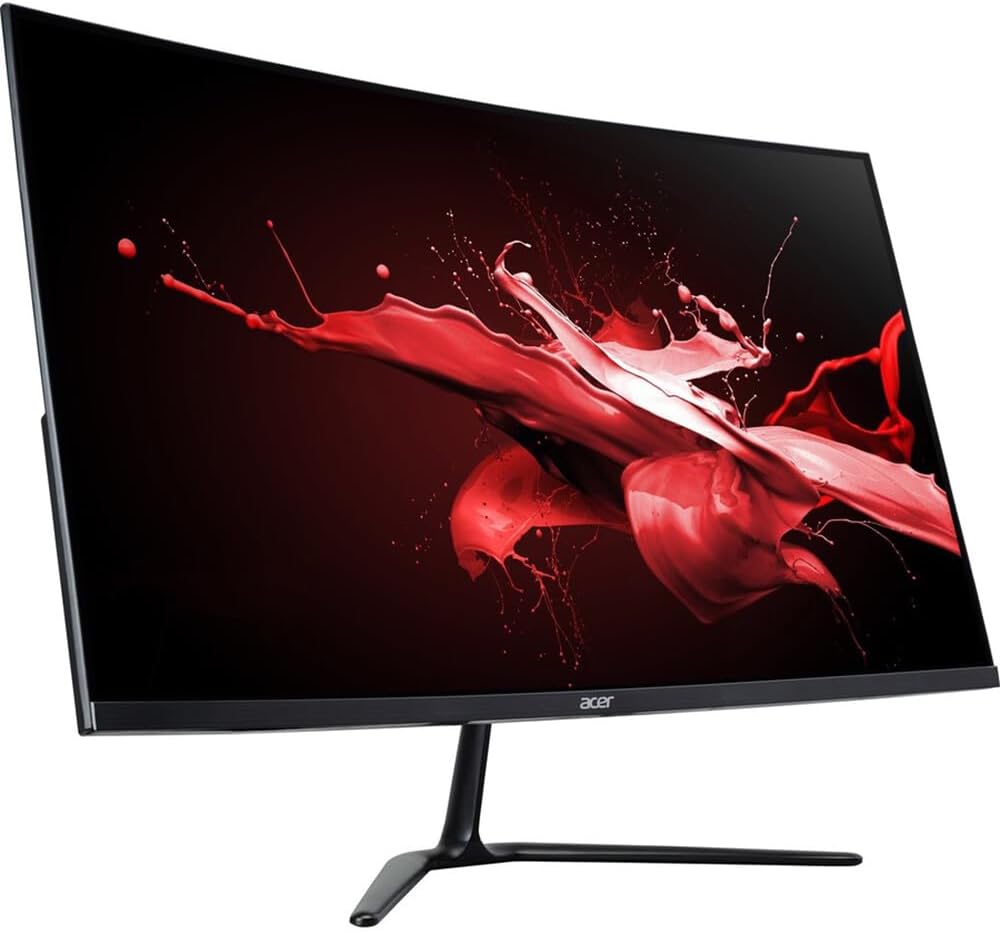 Acer Nitro 31.5" FHD Curved Monitor – ED320QR S3 Gaming Edition, HDMI/DP – Black