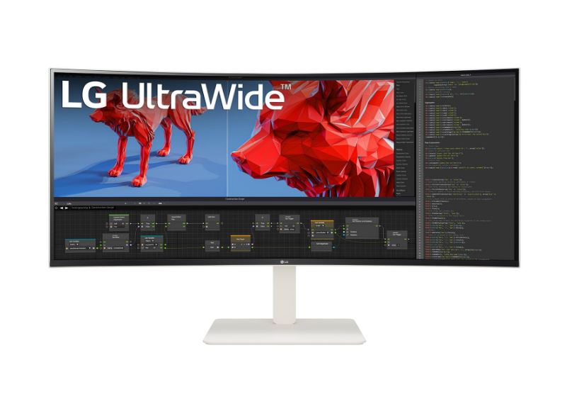 LG 38WR85QC (37.5",95cm) UltraWide™ QHD+ (3840x1600) Curved (2300R) monitor,144Hz & 1ms,3 side borderless,VESA DisplayHDR600, USB Type-C,Dual Controller, NVIDIA® & AMD FreeSync™ Premium Pro Compatible