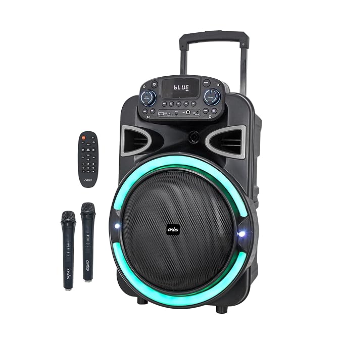 Artis SoundMax 2000 80W Wireless Bluetooth Party Speaker with EQ Mode | FM | USB | AUX | TF Card | Wireless Mic