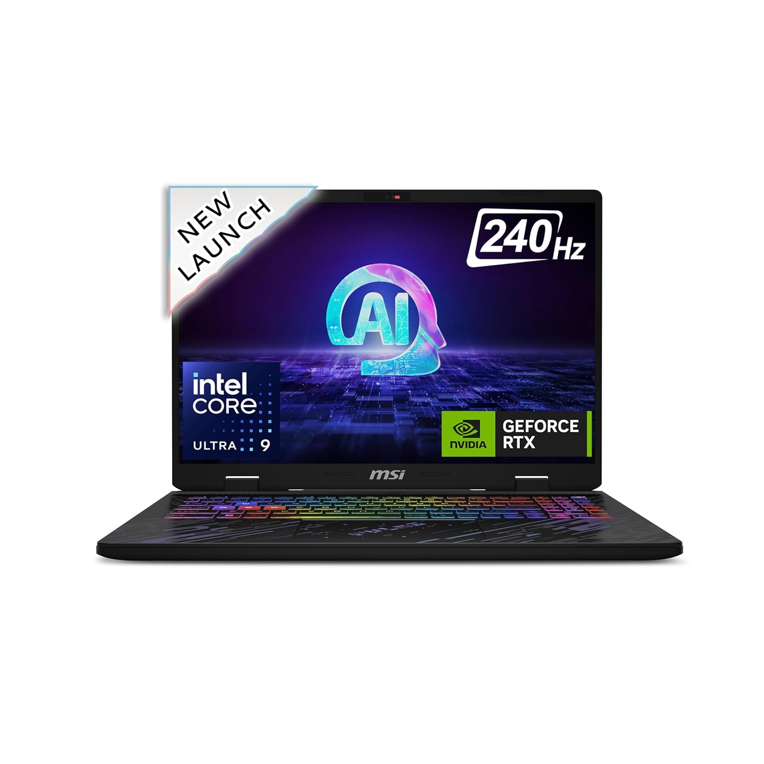 MSI Pulse 16 AI Gaming Laptop (Intel Core Ultra 9 185H, 32GB RAM, 1TB SSD, RTX 4070, 16" QHD+ 240Hz, Windows 11, Core Black, C1VGKG-028IN)
