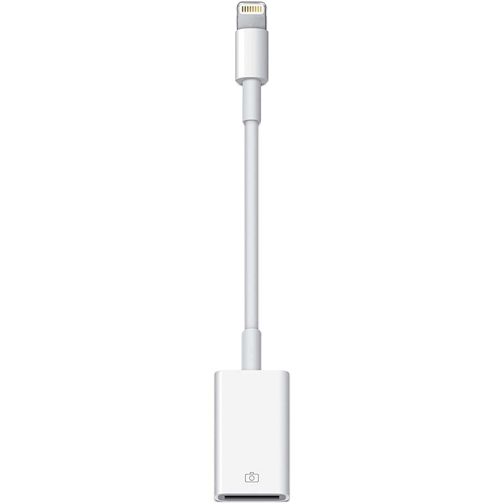 Apple MD821ZM/A | Lightning to USB Camera Adapter | Transfer Photos & Videos to iPhone & iPad