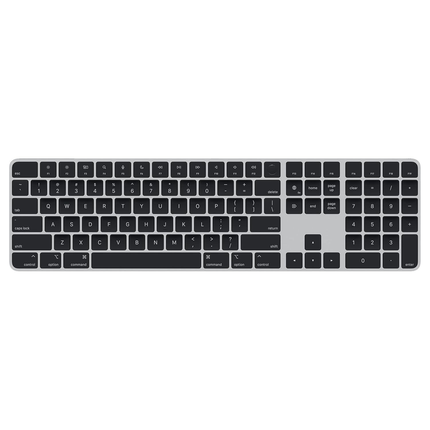 MMMR3HN/A | Magic Keyboard with Touch ID and Numeric Keypad for Mac models with Apple silicon - US English - Black Keys