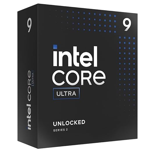 Intel Core Ultra 9 285K Desktop Processor | 20 Cores (8 P-Cores + 12 E-Cores) | Up to 5.7 GHz | Unlocked | Integrated Graphics | LGA1851 Socket | 36MB Cache