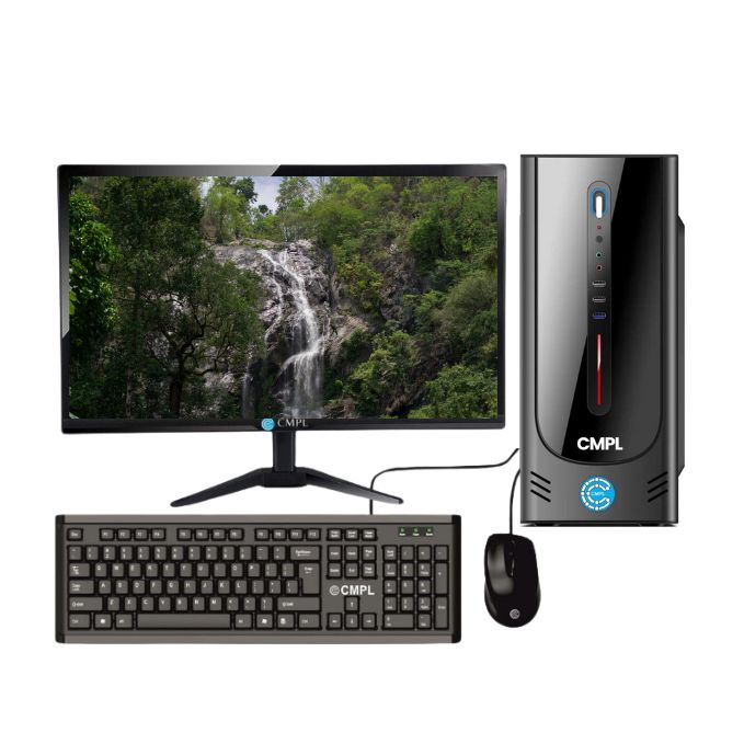 CMPL GOLD-i5-12400 | B760 |16 GB RAM | 512GB SSD | WIN 11 PRO | TOWER | IPS 23.8 INCH |1-Year