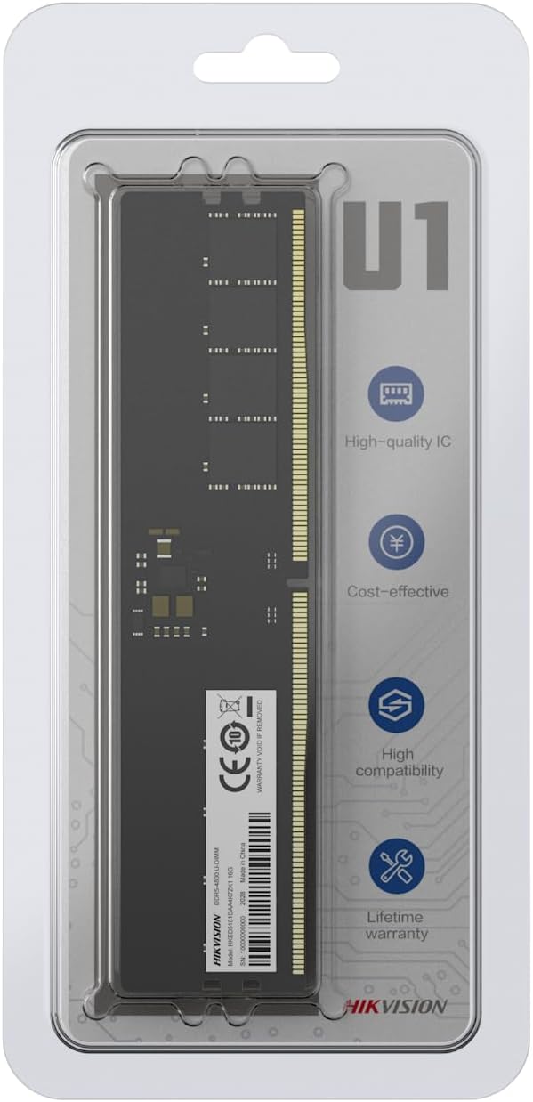 Hikvision HIKSEMI Memory 16GB 4800MHz DDR5 for Desktop