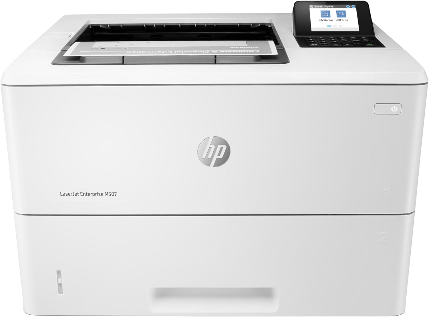 HP LaserJet Enterprise M507dn Monochrome Printer with built-in Ethernet & 2-sided printing