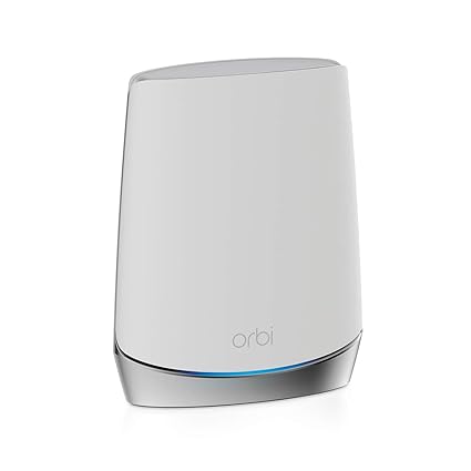 Netgear Orbi Whole Home Tri-Band Wi-Fi 6 Mesh Wi-Fi Satellite (RBS750) Works with Your Orbi Wi-Fi 6 Router, add up to 2,000 sq. ft, Speeds up to 4.2 Gbps, 11AX Mesh AX4200 Wi-Fi