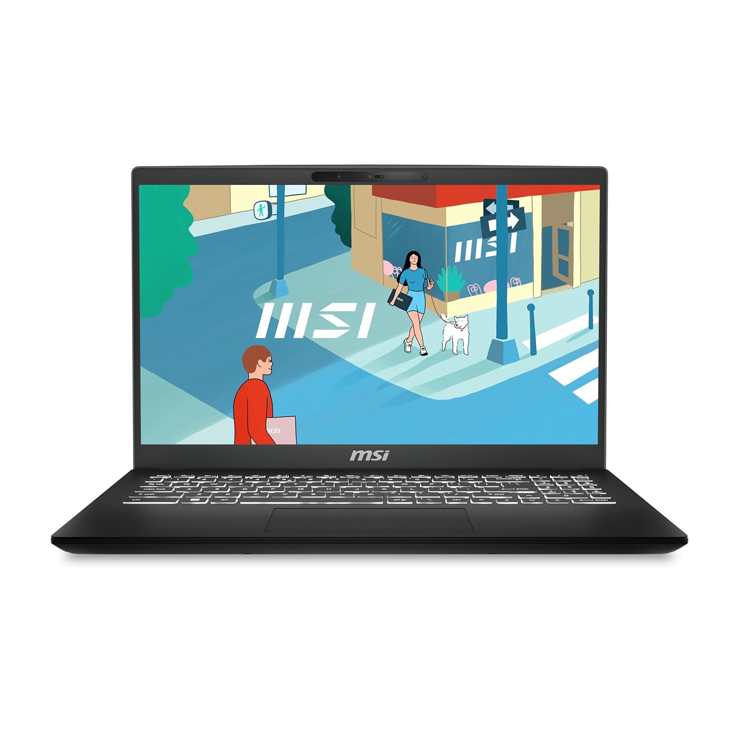 MSI Modern 15 H B13M-224IN (Intel i9-13900H, 40CM FHD, 16GB RAM, 512GB SSD, Windows 11, Office 2021, Classic Black, 1.9Kg)