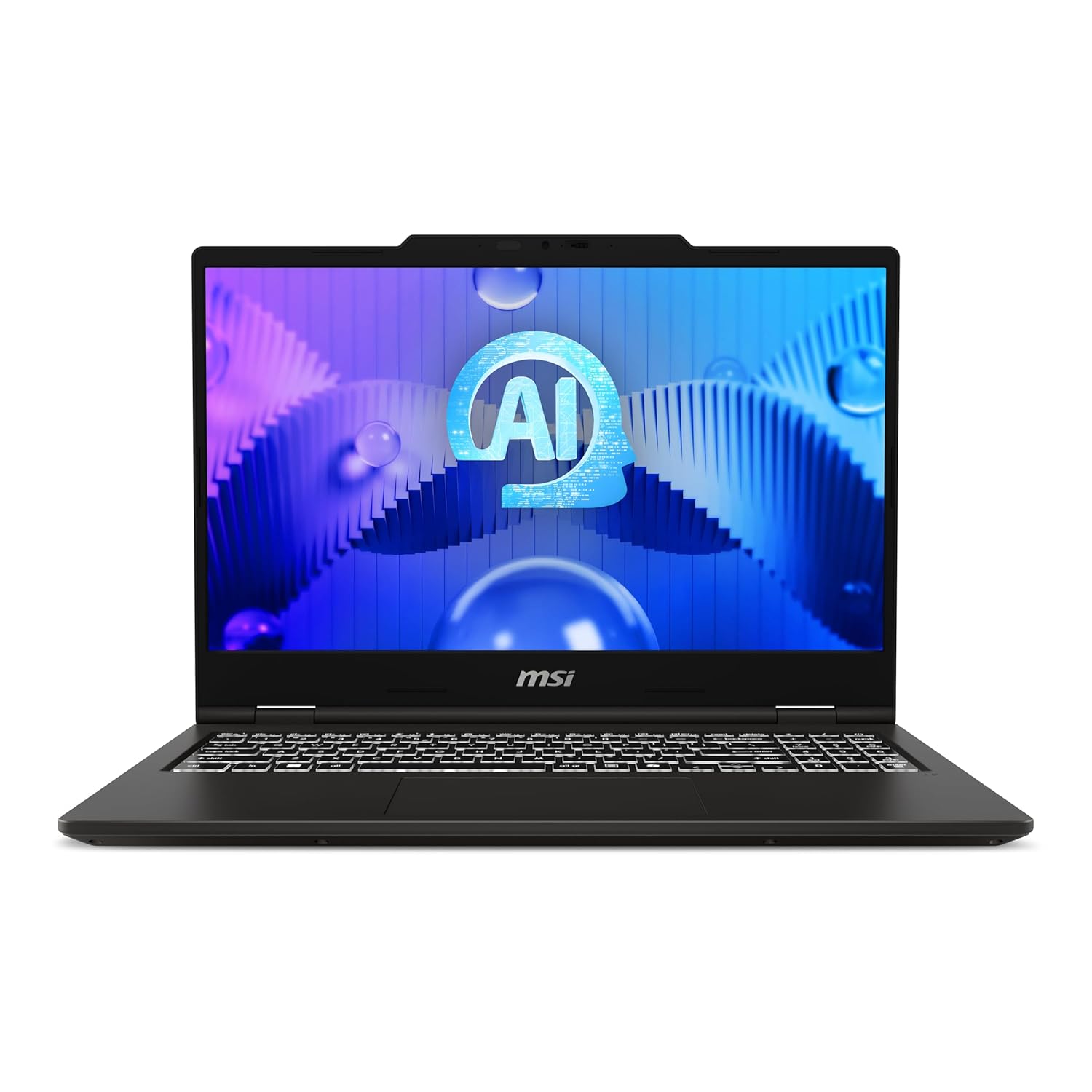 MSI Venture 15 AI A1MG-005IN (Intel Core Ultra 5 125H, 40CM FHD 144Hz, 16GB RAM, 512GB SSD, Windows 11, Office 2021, Arc Graphics, Solid Gray, 1.9Kg)
