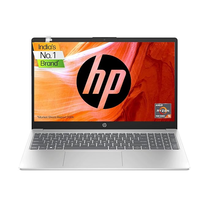 HP Laptop 15 | AMD Ryzen 5 7520U | 15.6-inch (39.6 cm) | FHD | 16GB LPDDR5 | 512GB SSD | AMD Radeon Graphics | FHD Camera w/Privacy Shutter | Backlit KB (Win 11 | MSO 2021 | Silver | 1.59 kg) | fc0030AU