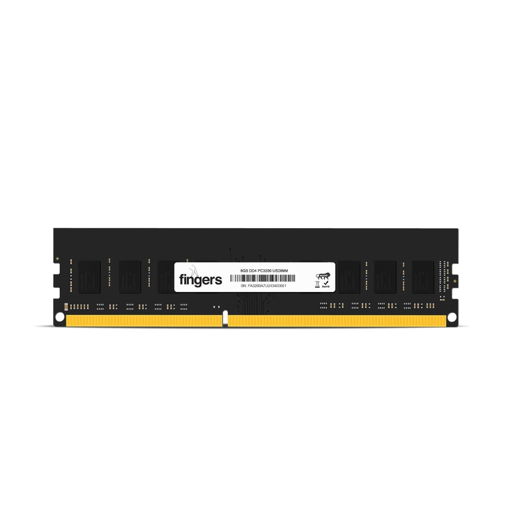 FINGERS DDR4 Desktop RAM Memory Module – 8GB / 16GB / 32GB, 1.2V, High-Speed Performance for Gaming & Multitasking