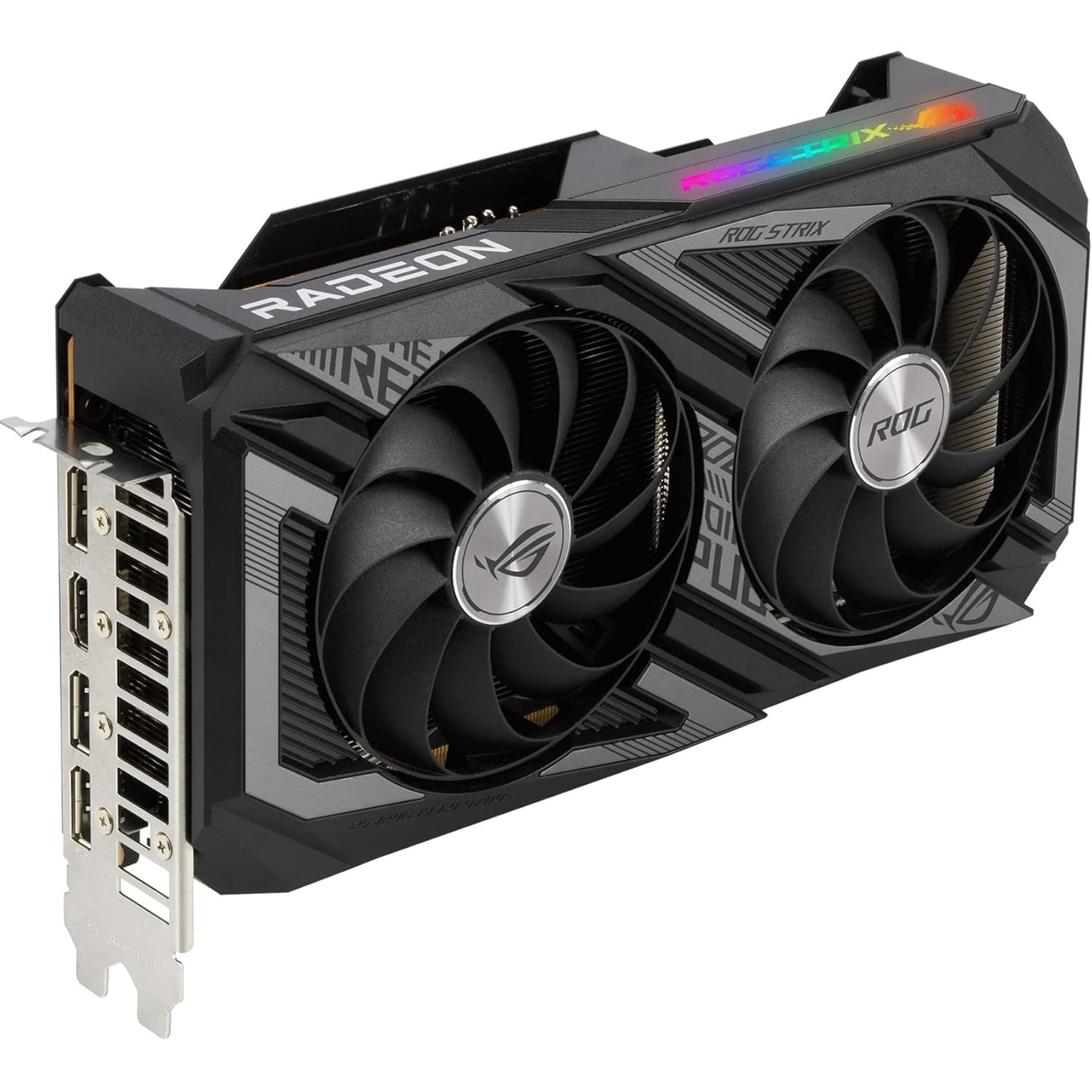 ASUS ROG Strix Radeon RX 6600 XT OC Edition Gaming Graphics Card | 8GB GDDR6 | HDMI 2.1 | DisplayPort 1.4a | Axial-Tech Fans | Super Alloy Power II | GPU Tweak II
