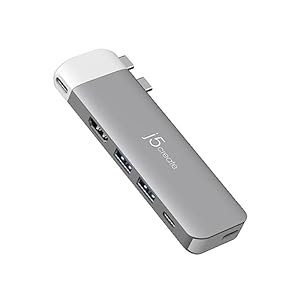 j5create USB-C 6K Premium Hub JCD394 | 100W PD | 6K Display | 10Gbps USB-A USB-C | SD 4.0