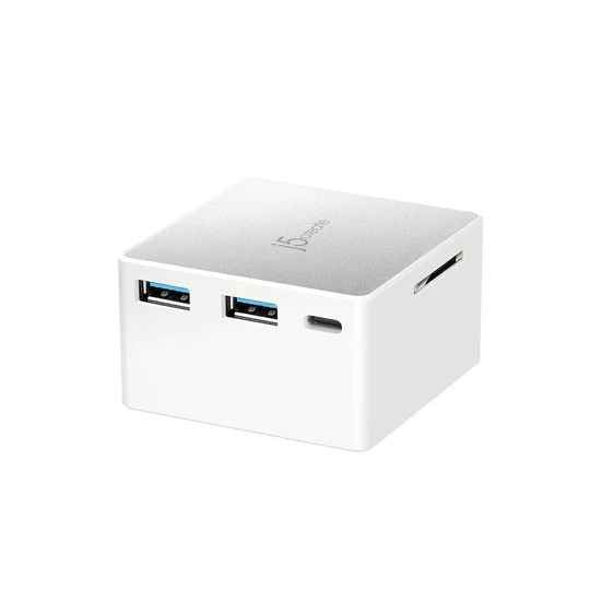 j5create JCDP385 Power-Packed 5-in-1 USB-C Dock | HDMI, Charging & Data | Perfect for Travel, Office & Home Use