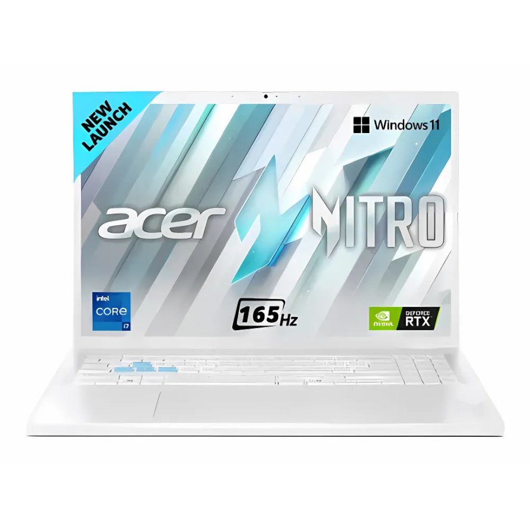 Acer Nitro Lite 16 Gaming Laptop | Intel Core i5-13420H | RTX 3050 6GB | 16GB RAM | 512GB SSD | 16″ WQXGA 165Hz | Windows 11 Home | White | 1.95 Kg | NL16-71G