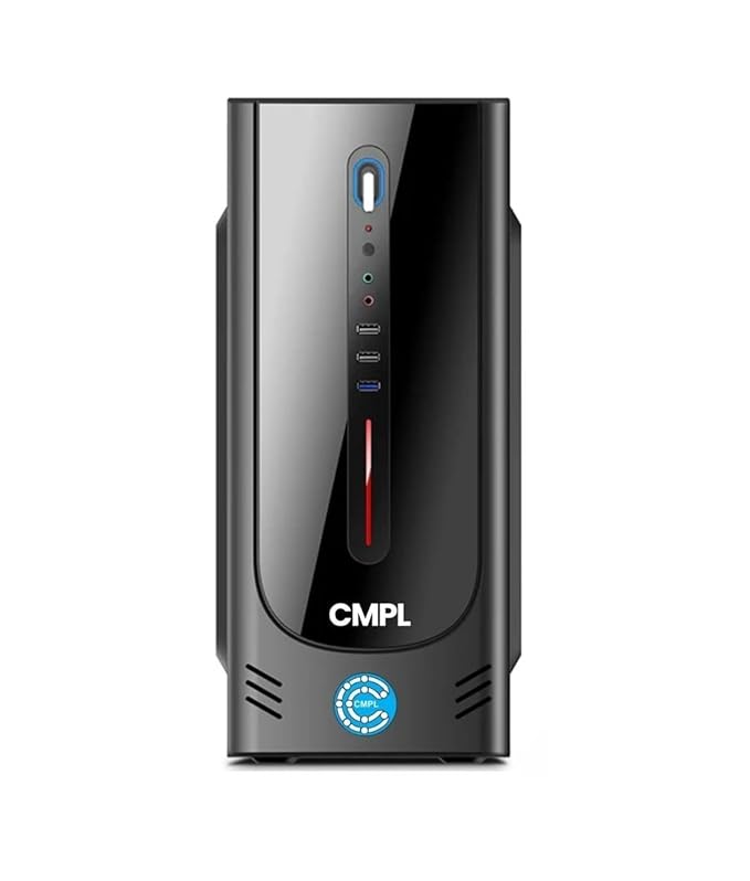 CMPL Silver i3 Desktop | Core i3 12100 | 12th Gen | 8GB RAM | 512GB SSD | WiFi + BT | Windows 11 Professional | MS Office 2021 |Integrated Graphics | Tower | No Monitor 1-Year Warranty (S12WM-I0805)