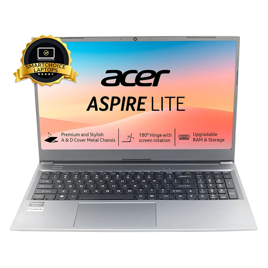 Acer Aspire Lite AL15-41 | Ryzen 3 7330U | 8GB DDR4 | 512GB SSD | 15.6" FHD IPS | W11 + MS Office | Steel Gray