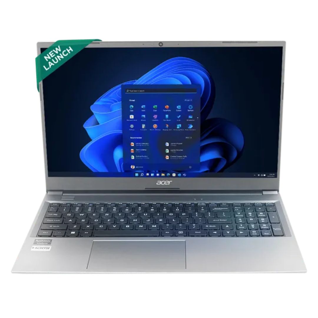 Acer Aspire Lite AL15-41 | AMD Ryzen 3 5300U | 8GB RAM | 512GB SSD | 15.6" FHD Display | Windows 11 Home + MS Office | Steel Gray