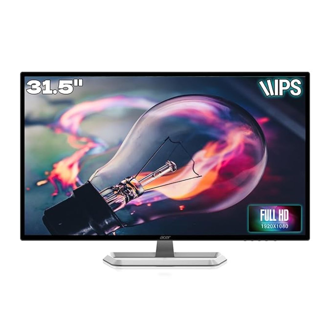 Acer EB321HQA 31.5″ IPS Full HD LCD Monitor | 1920×1080 | LED Backlight | 300 Nits | HDMI & VGA | Eye Care Features | Black