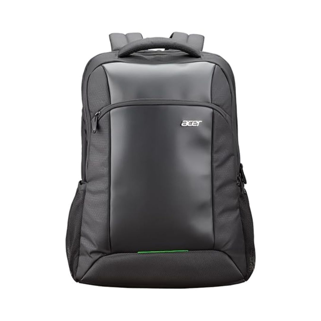 Acer Trenzo New Airmesh Padded Premium Black 15.6" Laptop Backpack | USB Charging | 23L Capacity | 2 Spacious Compartments | Multipurpose Universal Trendy Backpack COLOR BLACK