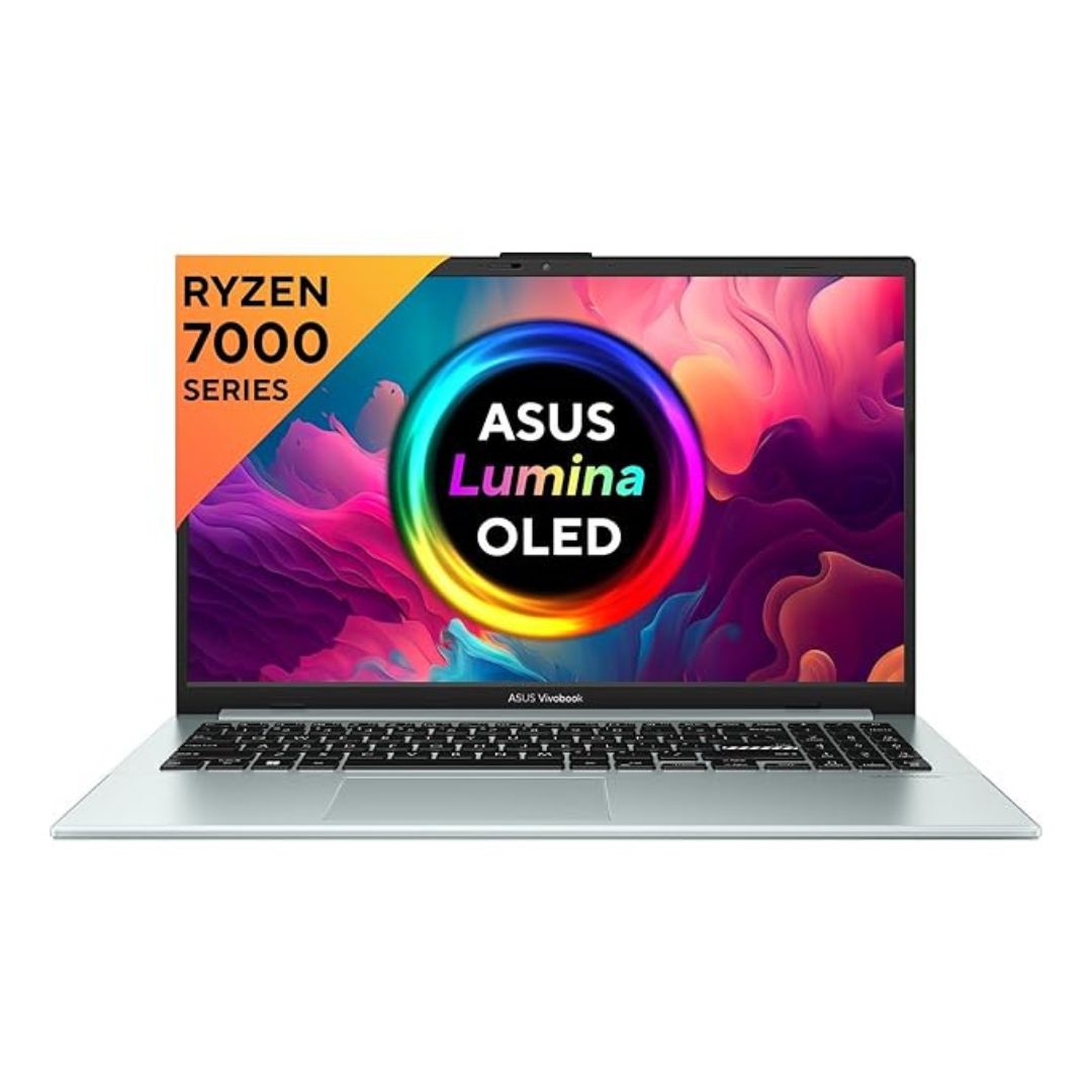 ASUS Vivobook Go 15 OLED (E1504FA-LK543WS) – Ryzen 5 7520U, 16GB DDR5, 512GB SSD, Radeon Graphics, 15.6" FHD, Windows 11 Home Green