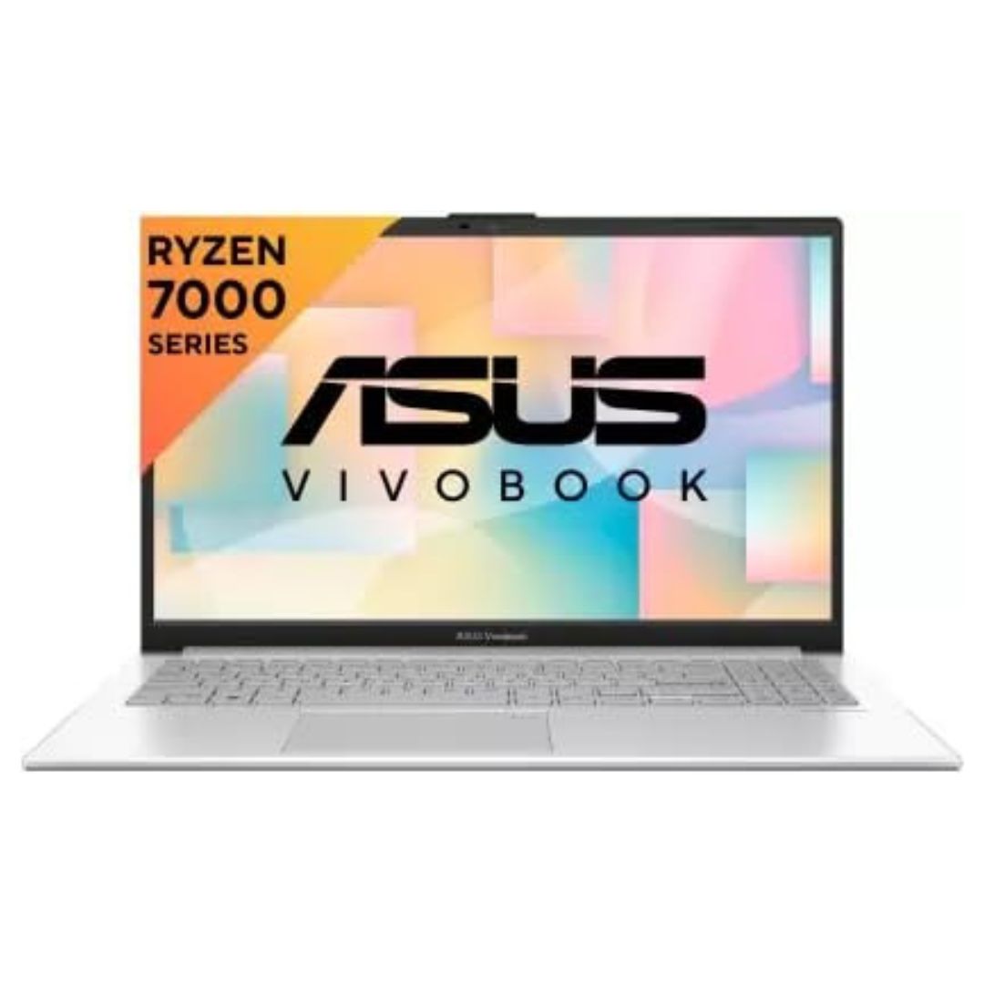 ASUS Vivobook Go 15 (2023)E1504FA-NJ321WS, AMD Ryzen 3 7320U, 15.6" FHD Thin & Light Laptop (8GB DDR5/512GB SSD/Windows 11/Office 2021/Alexa Built-in/Cool Silver/1.63 kg),