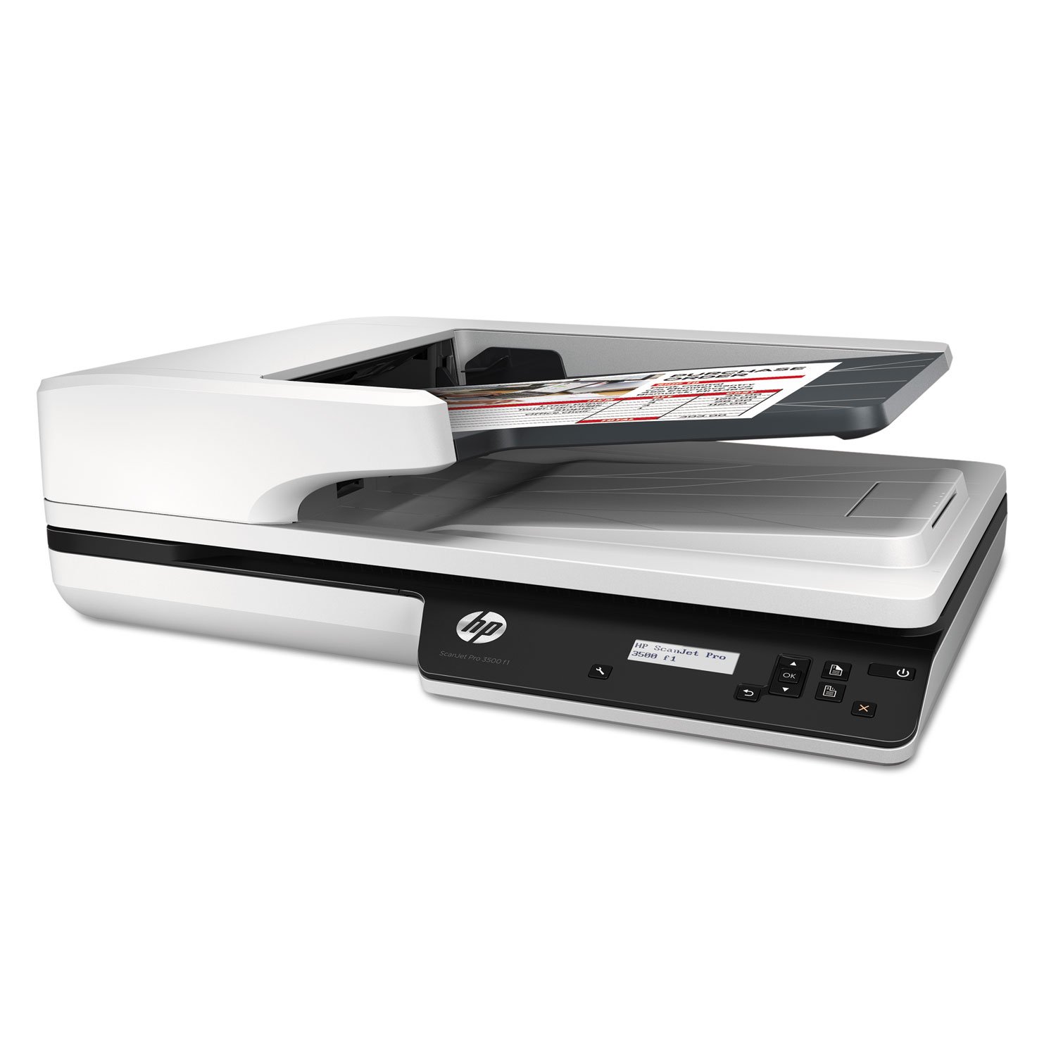 HP ScanJet Pro 3500 f1 Flatbed Scanner | High-Speed Duplex Scanning | ADF | USB Connectivity | Ideal for Office Use