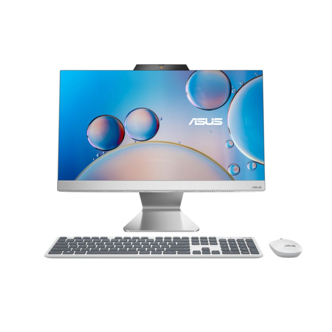 ASUS A3202 All-in-One PC 21.5-inch FHD (Intel Core i3-1215U, 8GB RAM, 512GB SSD, Intel UHD Graphics, Windows 11 Home, McAfee 30-Day Trial, White,  A3202WBA-WPB002W)