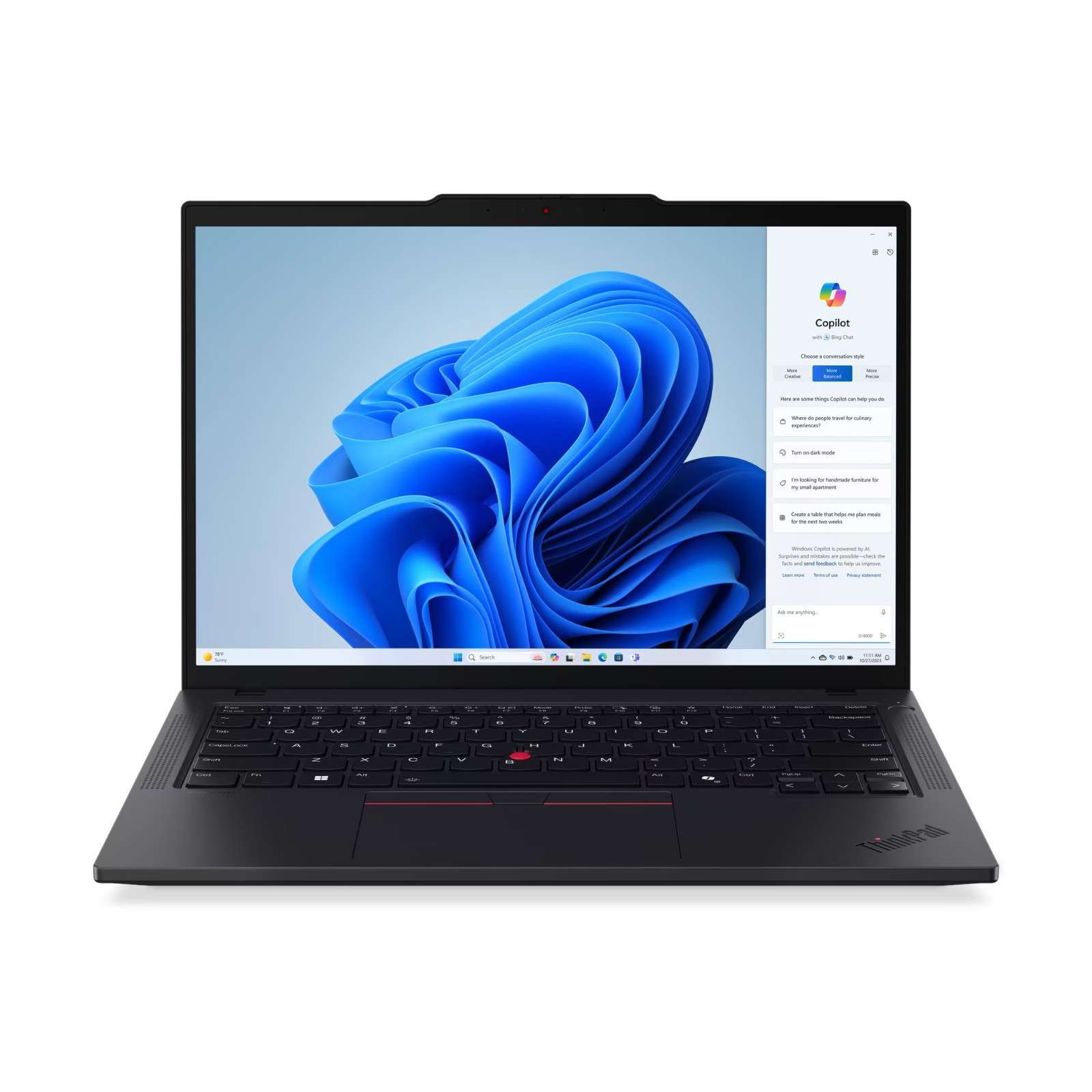 Lenovo ThinkPad T14 Gen 5 (21MLS04D00) | 14" WUXGA IPS | Core Ultra 7 155U | 32GB DDR5 | 1TB SSD | Win 11 Pro | 400 Nits | 3Y Premier Support