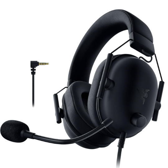 Razer BlackShark V2 X Wired Gaming Headset (PlayStation Edition) 50 mm TriForce Drivers, 7.1 Virtual Surround, 240 g Lightweight
