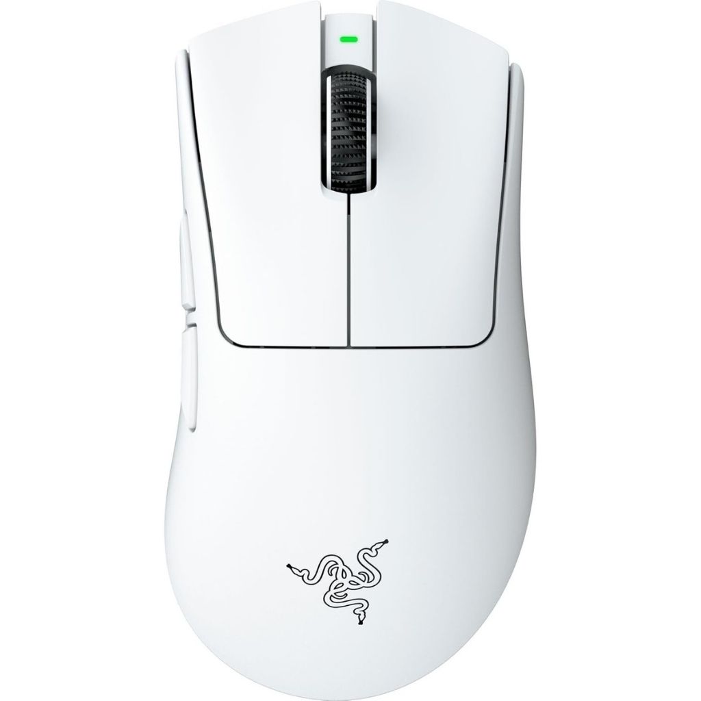 Razer RZ01-05330200-R3A1 DeathAdder V4 Pro Wireless Gaming Mouse | 57g Lightweight | HyperSpeed Wireless Gen-2 | Scroll Wheel | Focus Pro 45K Sensor | Gen-4 Optical Switches | Up to 150 Hr Battery | White