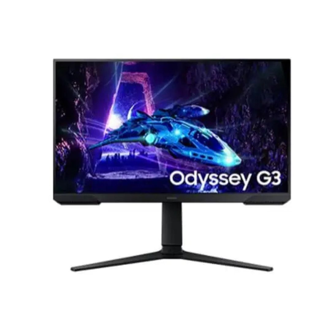 Samsung LS24DG302EWXXL, 24" FHD Gaming Monitor, 180Hz Refresh Rate, 1ms Response, AMD FreeSync, Eye Saver Mode, Bezel-Less Design