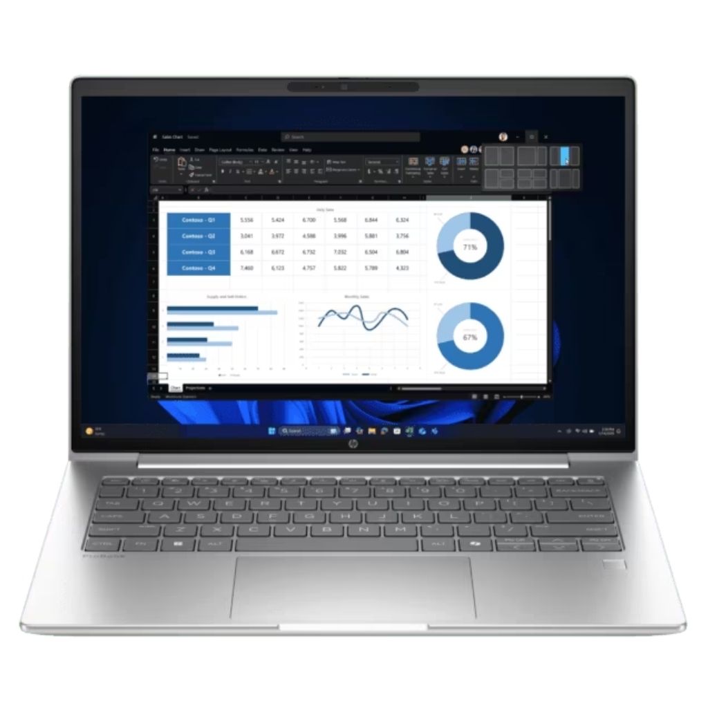HP C22NLAT ProBook 4 G1iR 14″ Business Laptop — 13th Gen Intel Core i5-1334U | 8 GB DDR5 | 512 GB SSD | 35.6 cm (14″) WUXGA IPS | FreeDOS | Silver | 3-Year Warranty